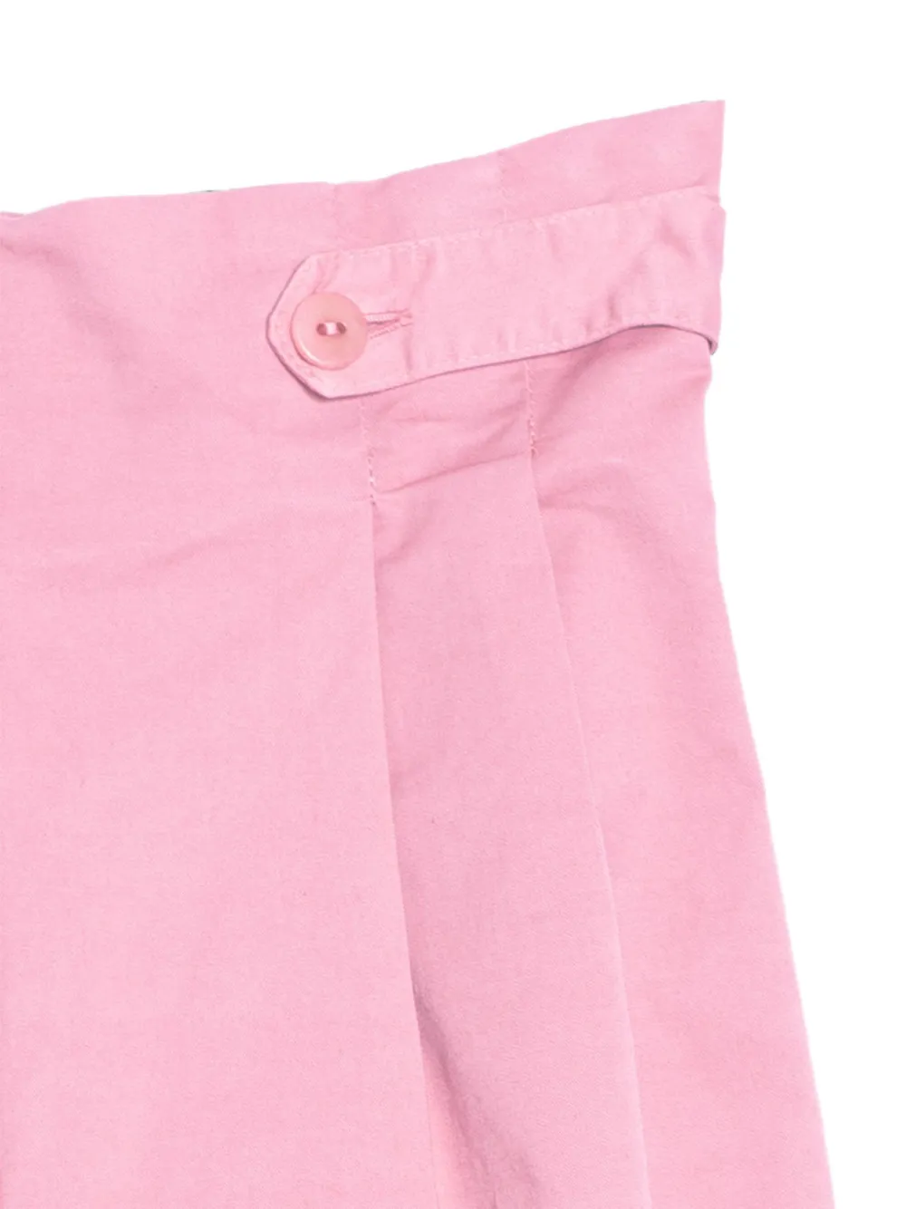 Siola Plooibroek met knoop-detail Roze