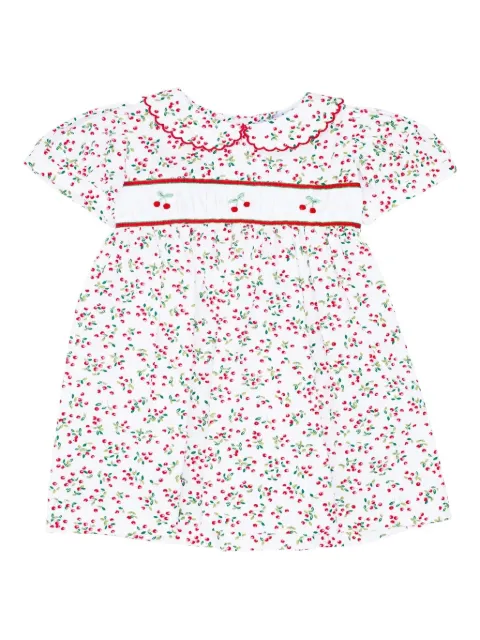 Siola cherry-print ruffled dress