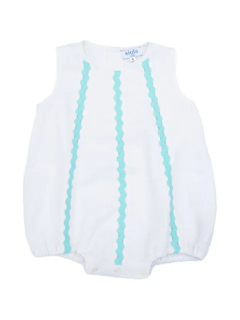 Siola ricrac-trim sleeveless romper