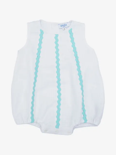 Siola ricrac-trim sleeveless romper