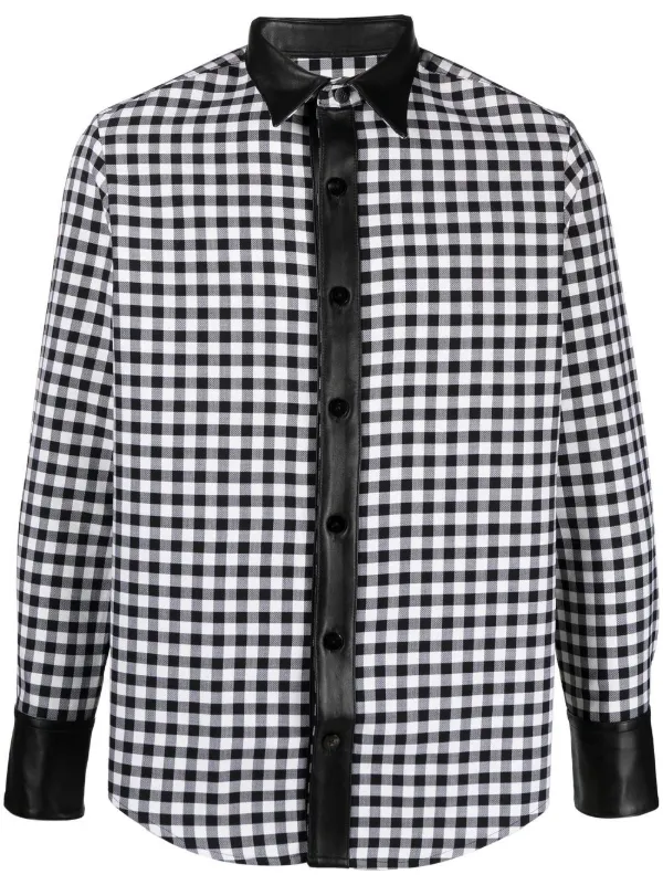Ernest W. Baker Gingham Check button-up 