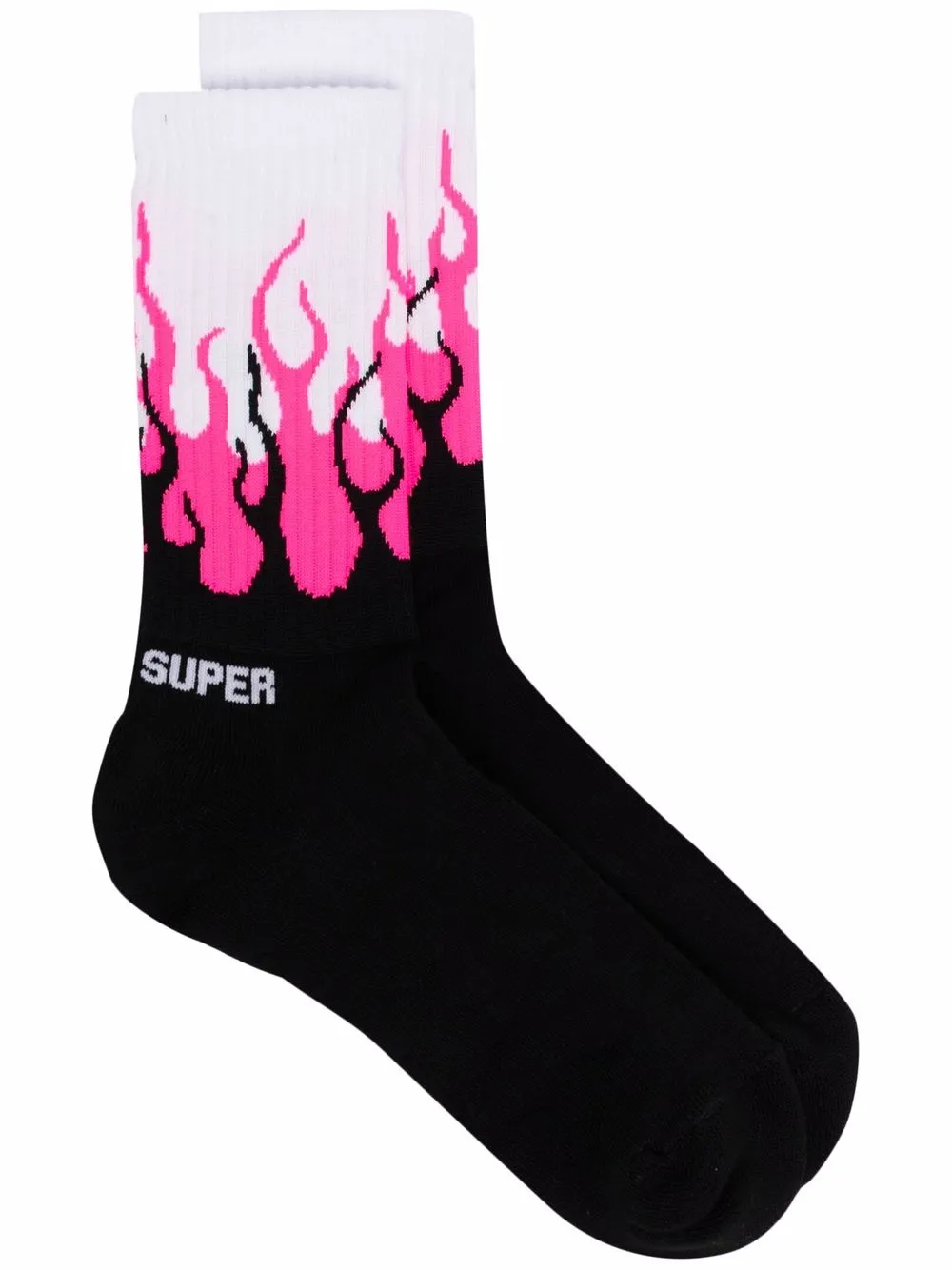 

Vision Of Super calcetines con llamas estampadas - Negro