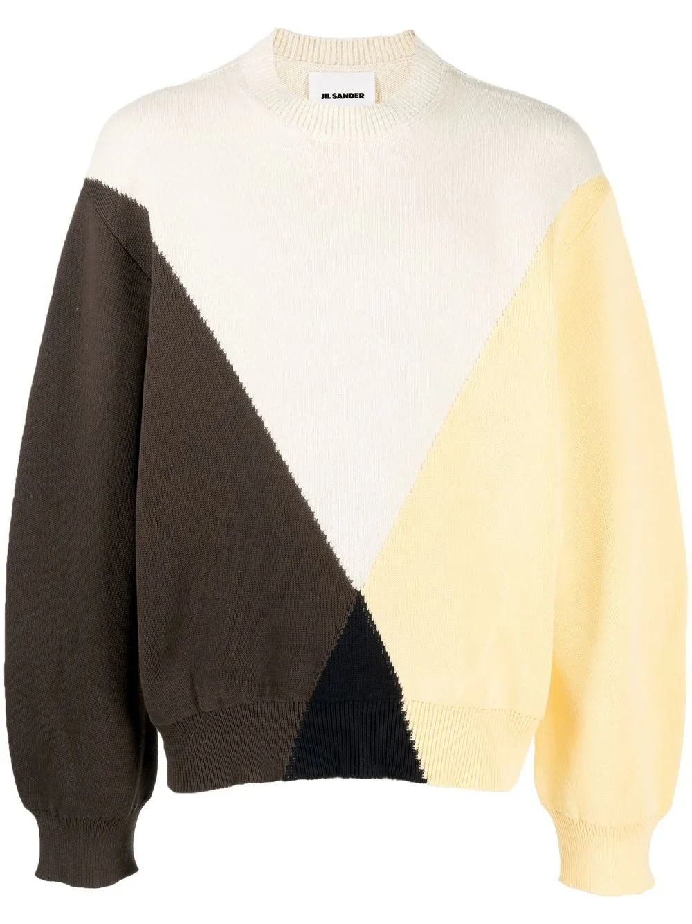 colour-block jumper