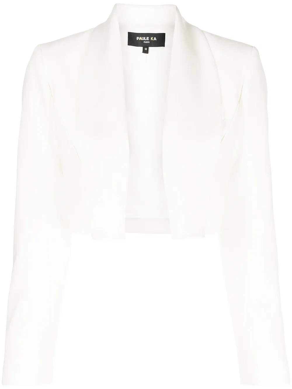 

Paule Ka bolero-style cropped jacket - White