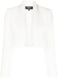 Paule Ka bolero-style cropped jacket - White