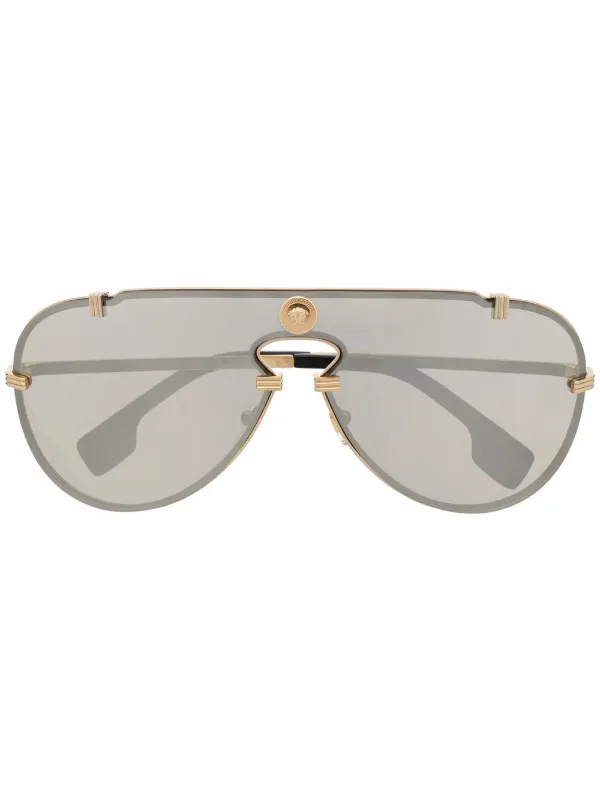 Versace Eyewear Lentes De Sol Con Armazón Aviador - Farfetch