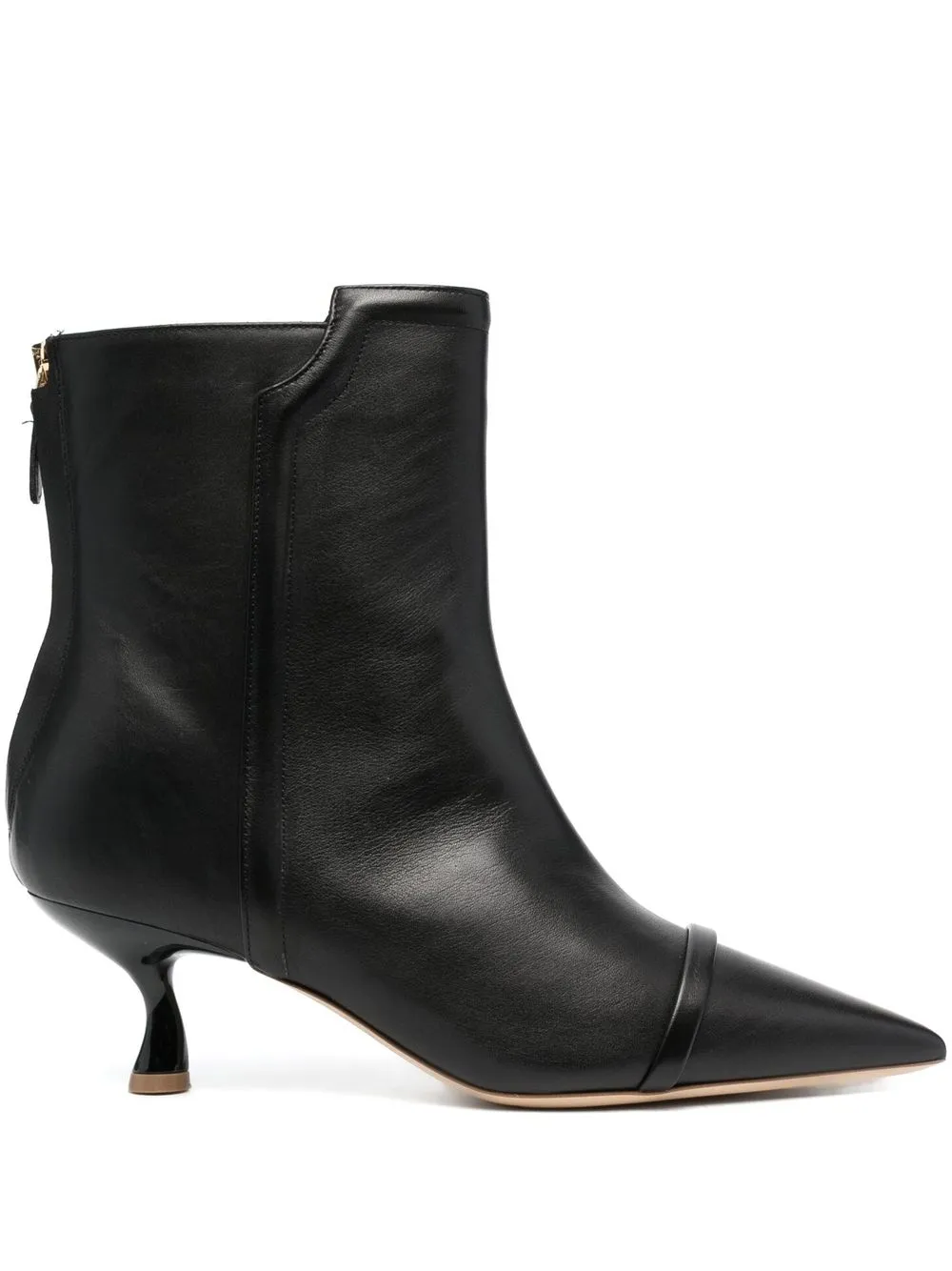 

Malone Souliers botas con kitten heel y puntera en punta - Negro