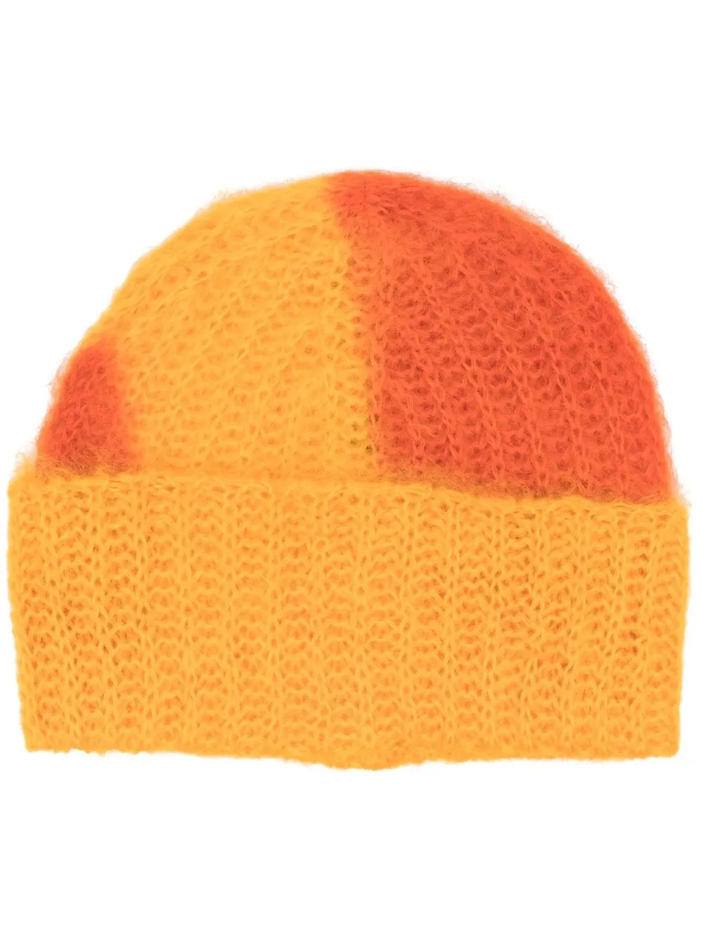 

Diesel gorro tejido con diseño de dos tonos - Naranja