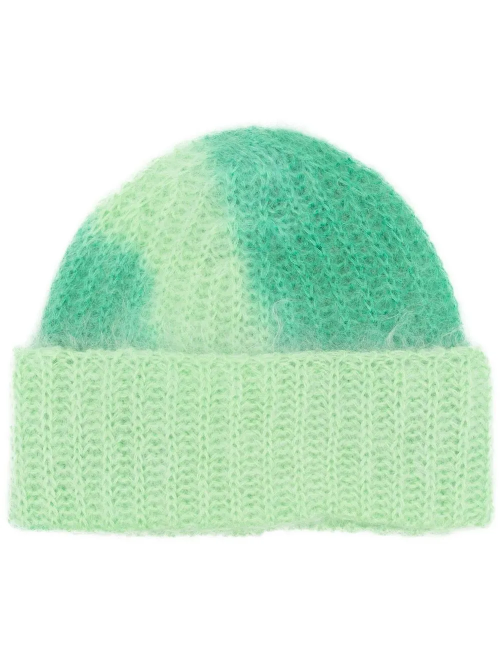 

Diesel two-tone knitted beanie - Green