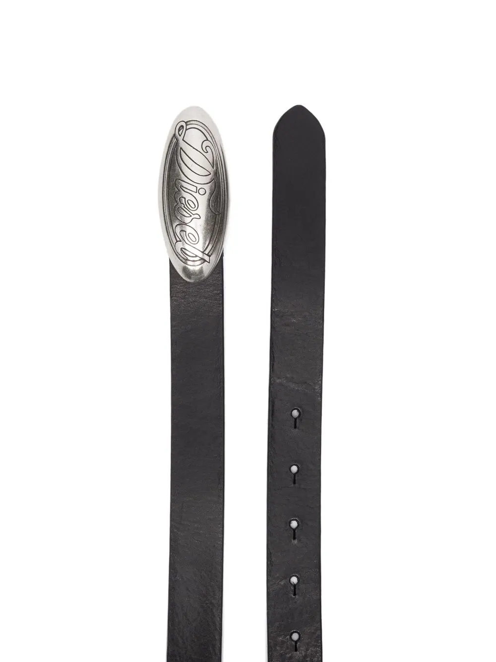 Diesel logobuckle Leather Belt Farfetch