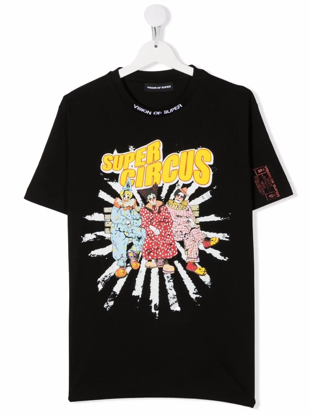 

Vision Of Super Kids TEEN graphic-print cotton T-Shirt - Black