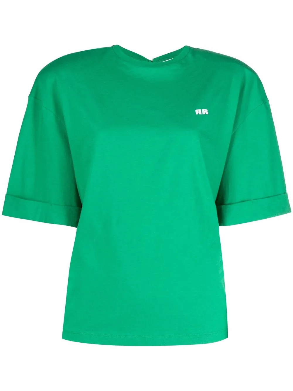 

ROTATE logo-print T-shirt - Green