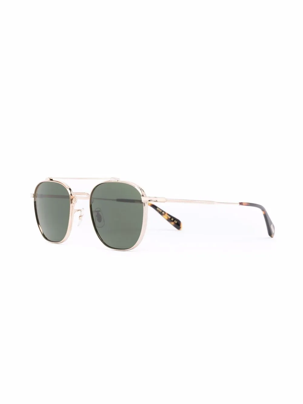 Oliver Peoples Mandeville zonnebril met piloten montuur - Goud
