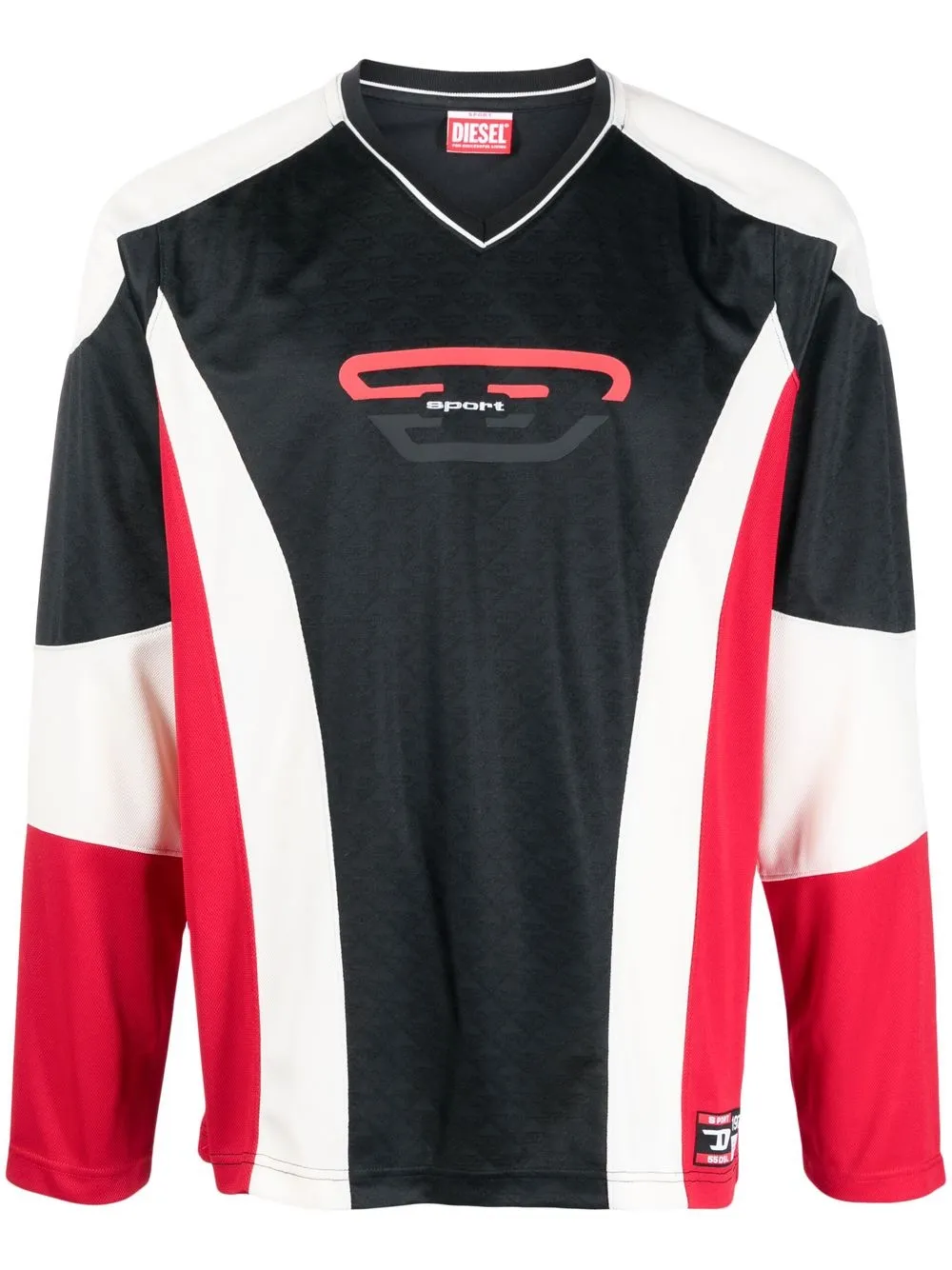 

Diesel logo-print training top - Black