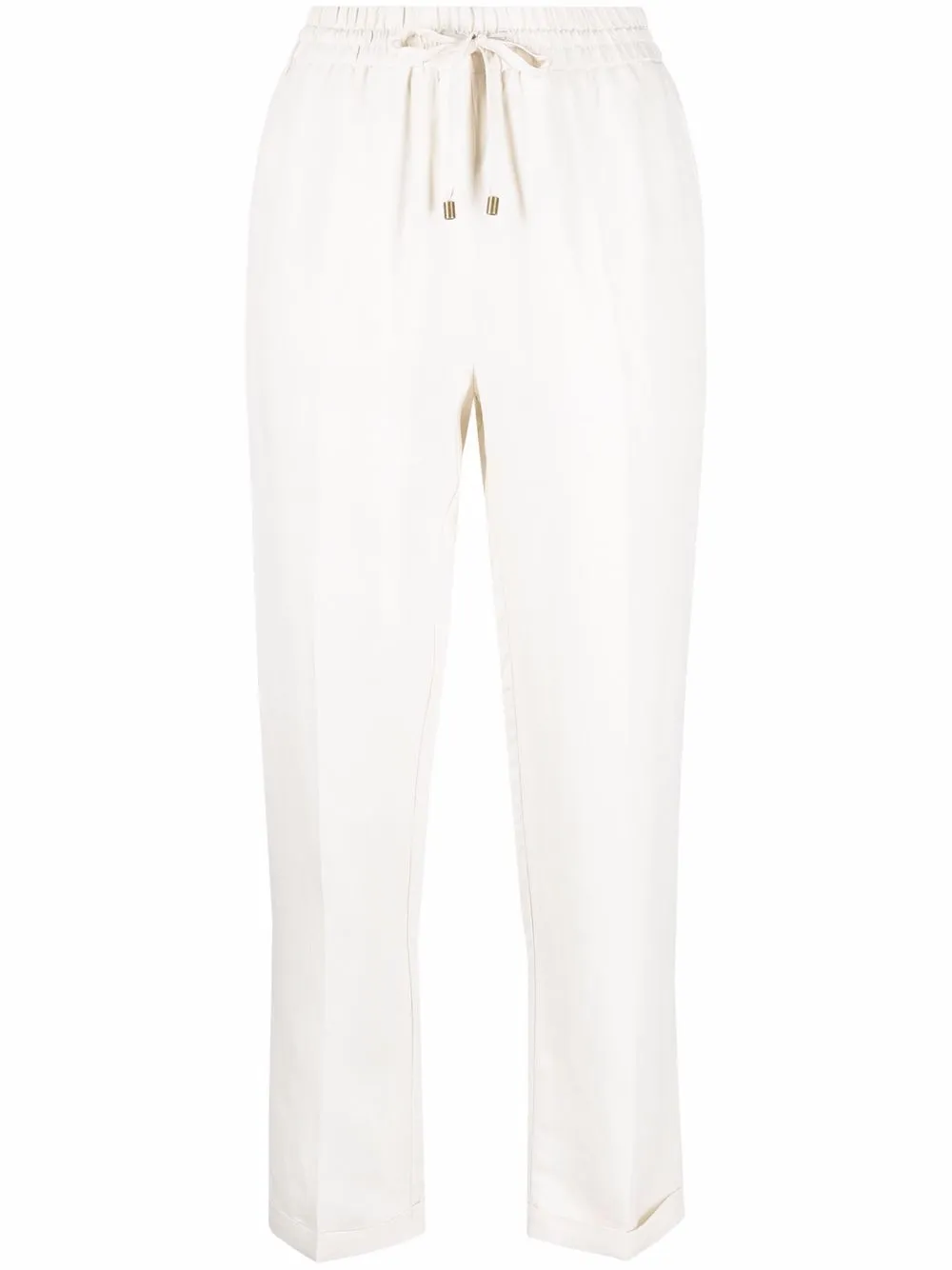 PINKO pants con cordones en la pretina - Blanco
