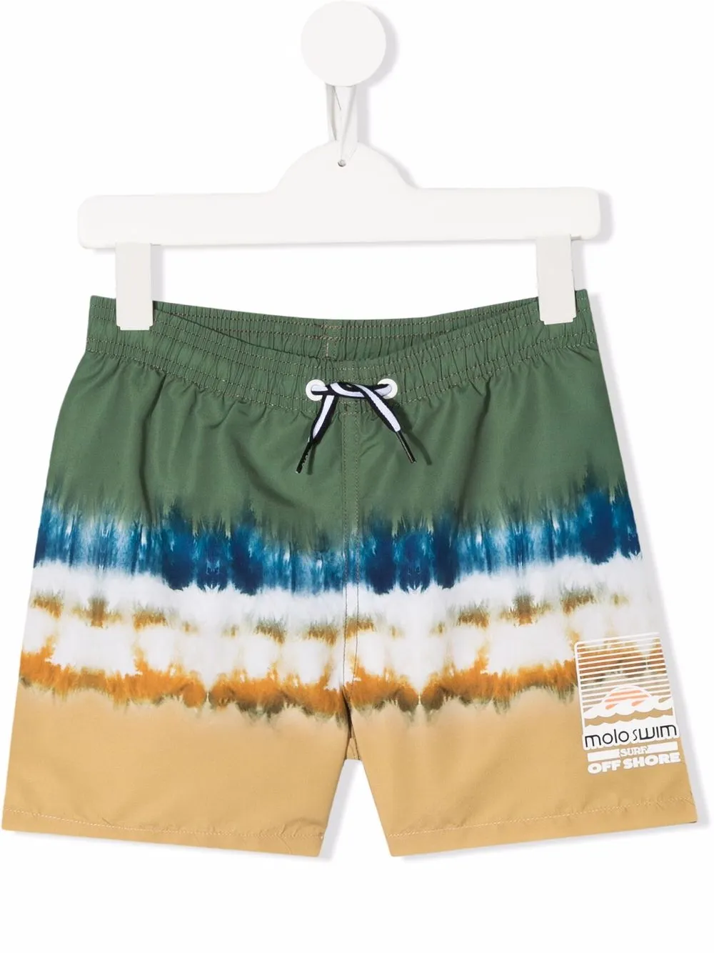 

Molo shorts de playa con estampado tie-dye - Neutro