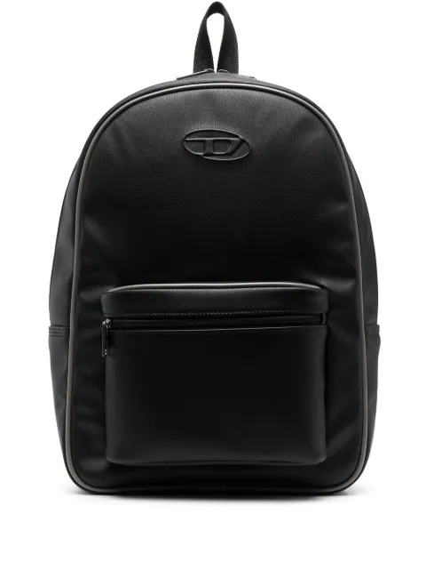 Diesel embossed-logo backpack 