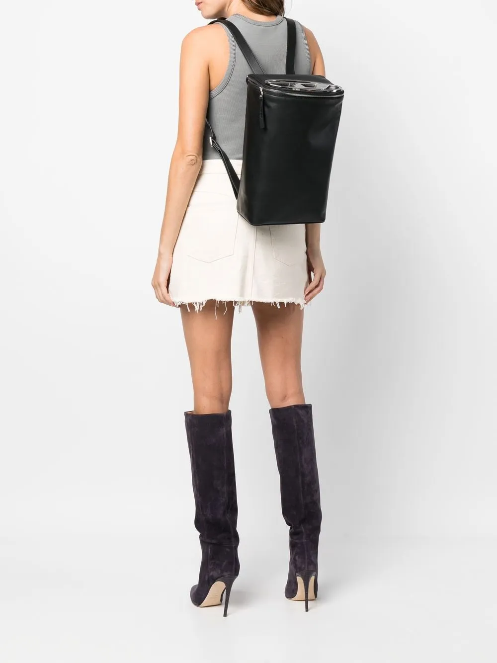 Affordable Diesel 1DR logo-plaque backpack Women