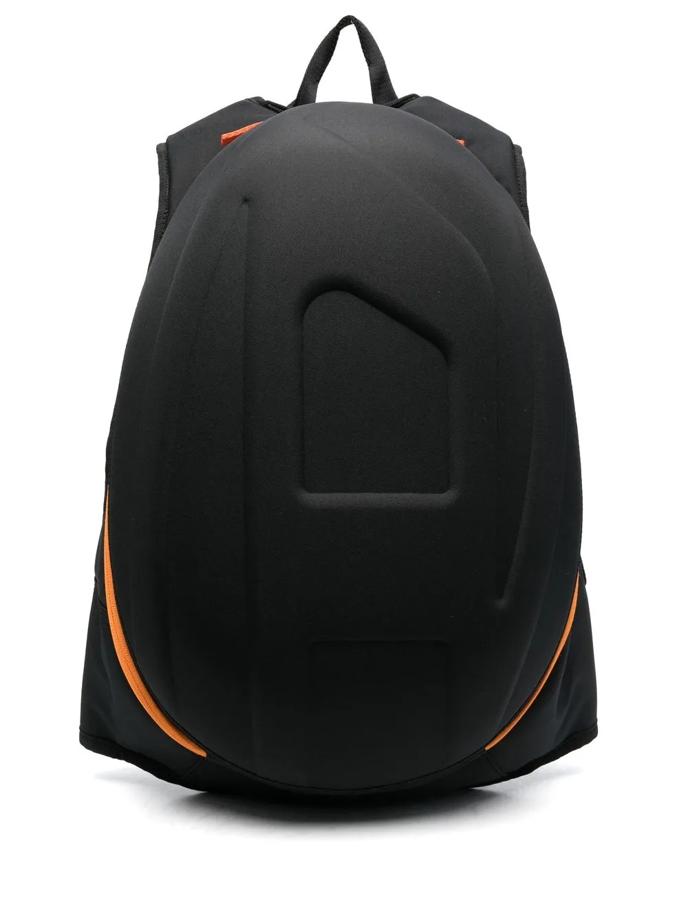 

Diesel embossed-logo zipped backpack - Black