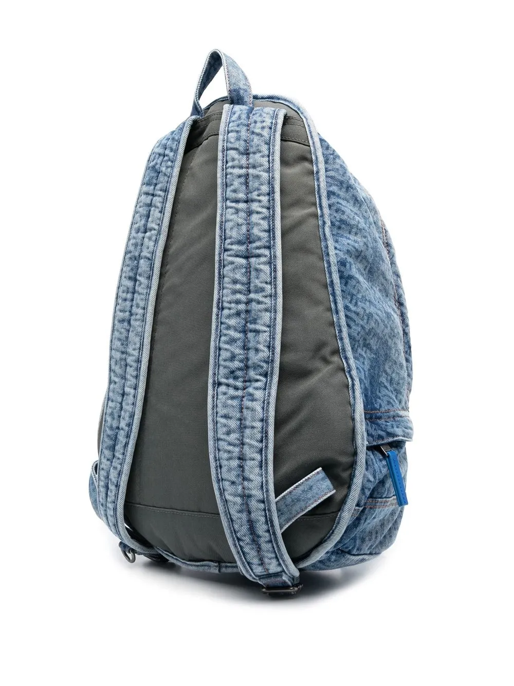  Diesel Ausgeblichener Jeans Rucksack   Blau 