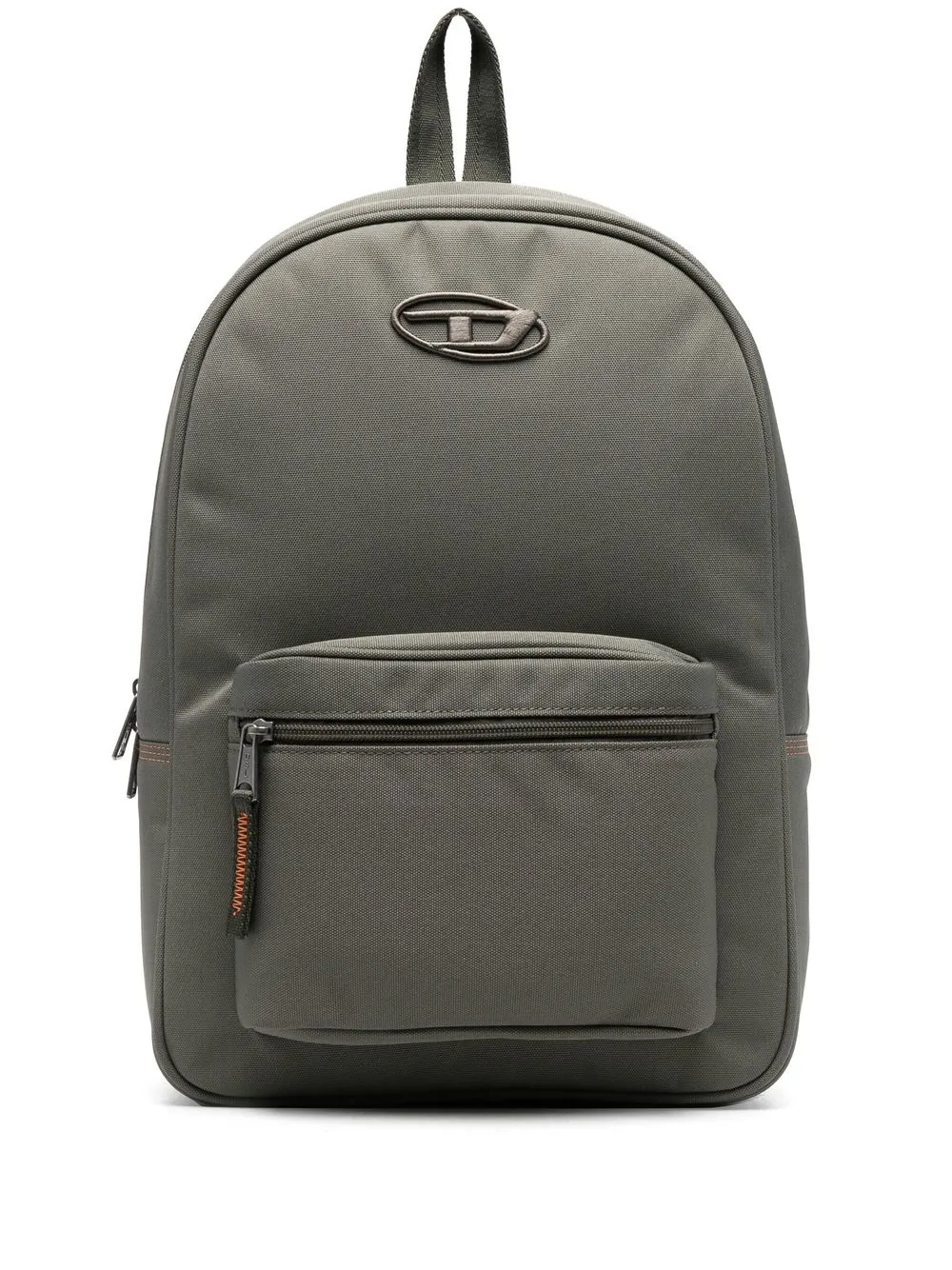 

Diesel embroidered-logo zipped backpack - Green