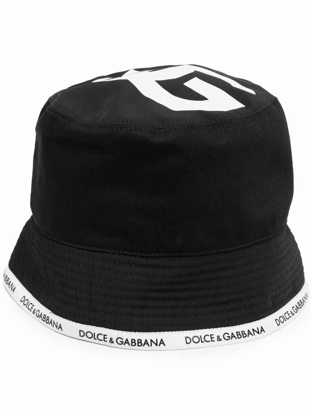 logo-trim bucket hat | Dolce \u0026 Gabbana 
