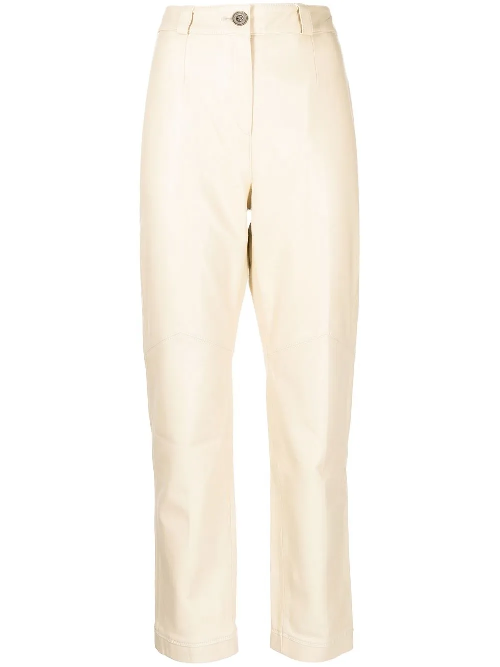 

LVIR cropped straight-leg trousers - Yellow