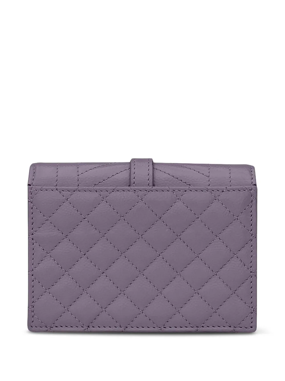 Saint Laurent Pasjeshouder met monogram - Beige