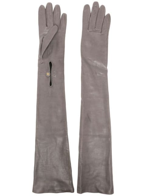 Prada Pre-Owned elbow-length leather gloves