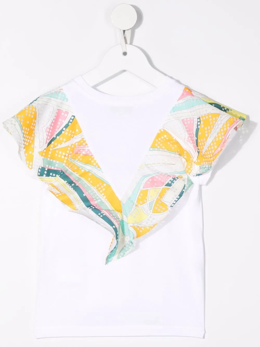 PUCCI Junior scarf ruffle T-shirt | Girls T-Shirts | Image 2