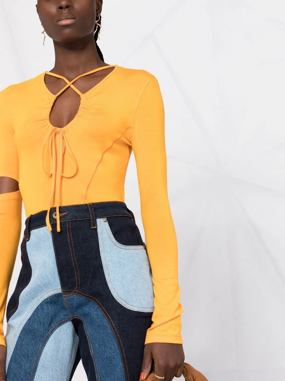 Andersson Bell Uitgesneden top Oranje