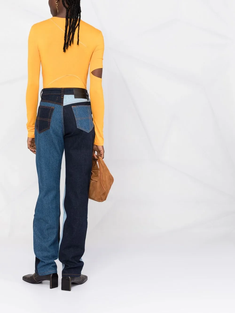 Andersson Bell Uitgesneden top Oranje