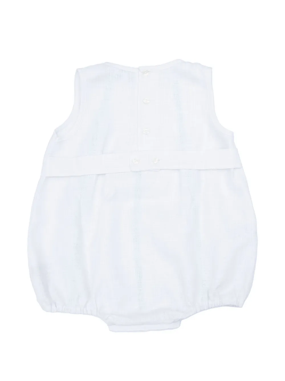 Siola Mouwloze romper met Ric-rac afwerking Wit
