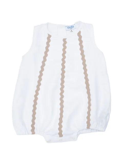 Siola ric-rac-trim sleeveless romper