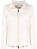 Herno zippered high-neck jacket - White