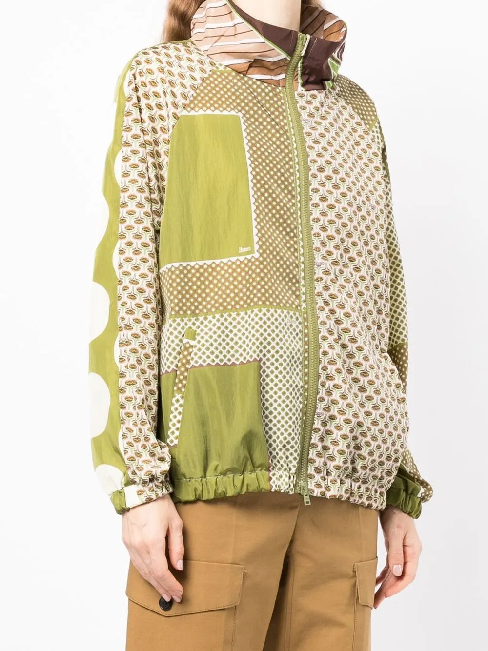 Herno Jack met print Groen