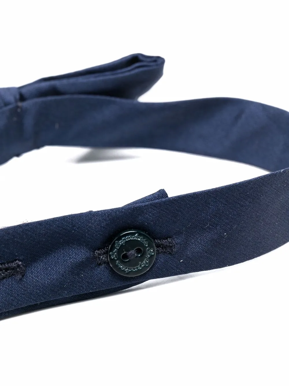 La Stupenderia Vlinderdas met knoopsluiting Blauw