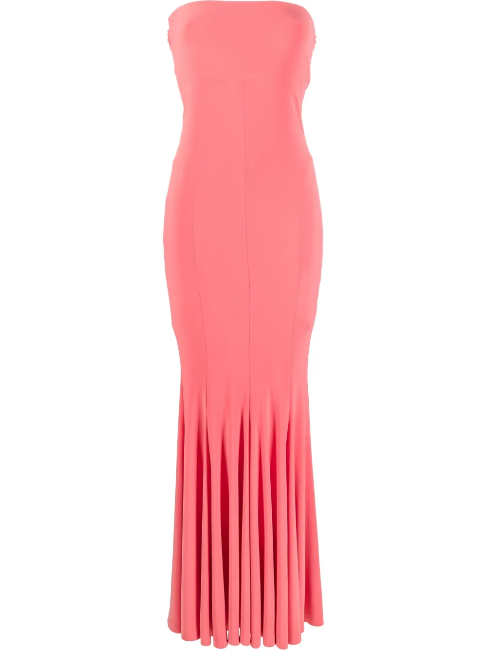 

Norma Kamali strapless mermaid gown - Pink