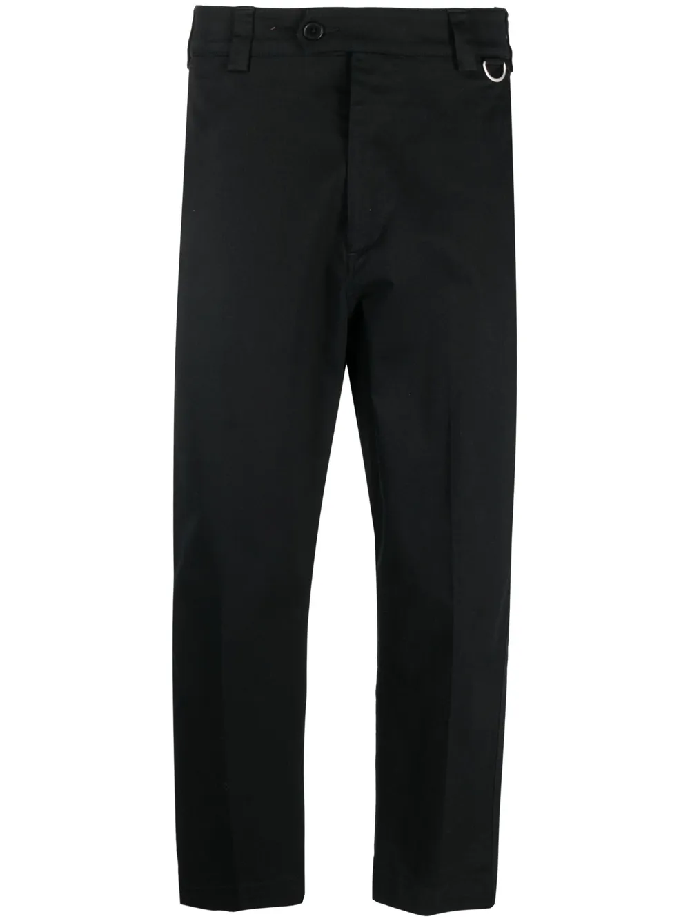 

Low Brand cropped straight-leg chinos - Black