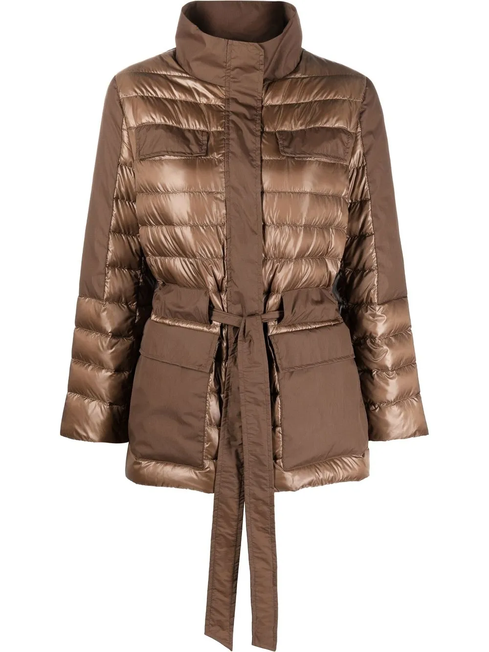 

Herno padded quilted down jacket - Brown