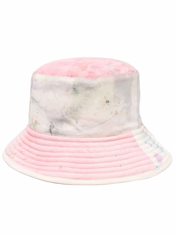 ROMUALDA tie-dye paint-splatter Bucket 