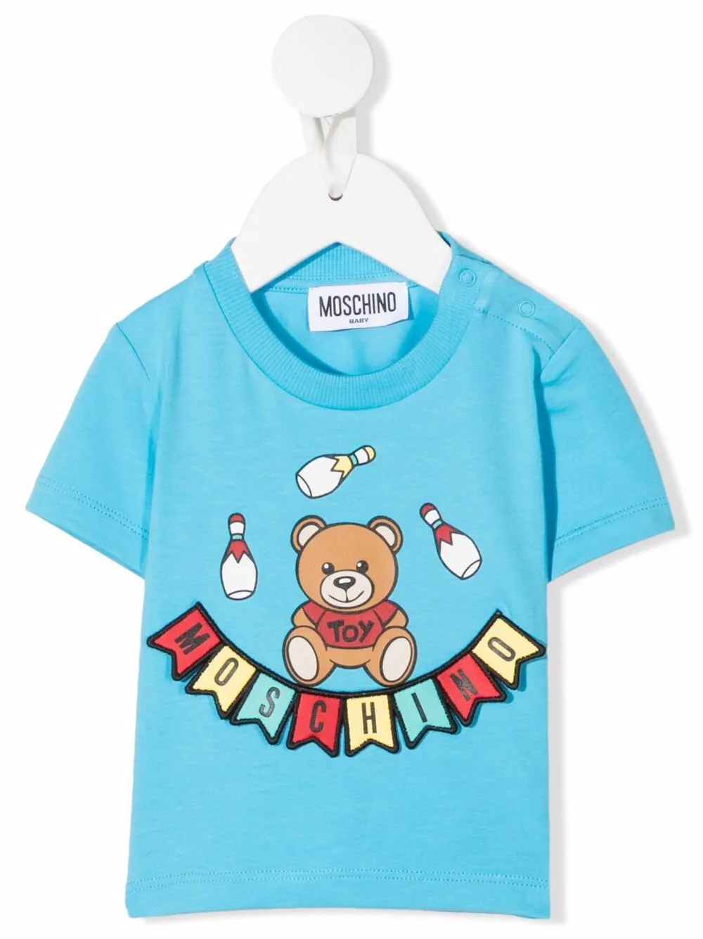 

Moschino Kids teddy bear print t-shirt - Blue