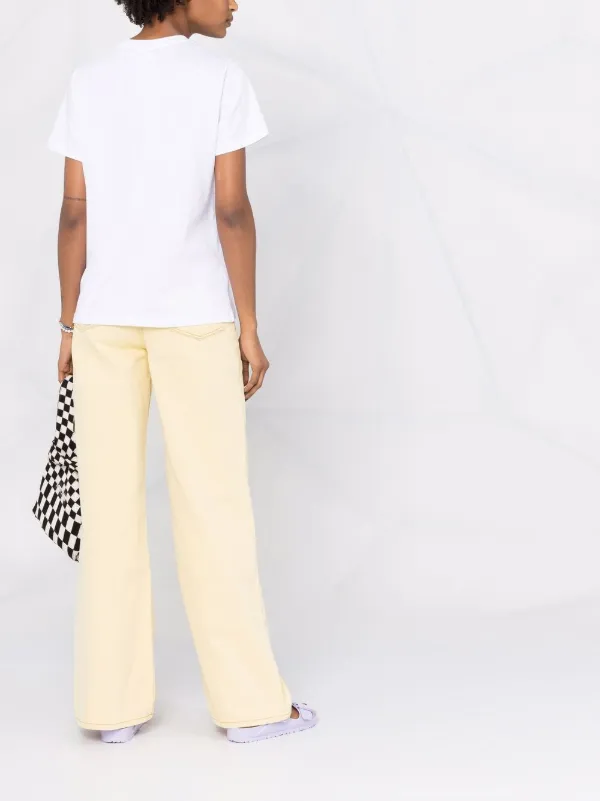 GANNI Magny wide-leg Jeans | Yellow | FARFETCH