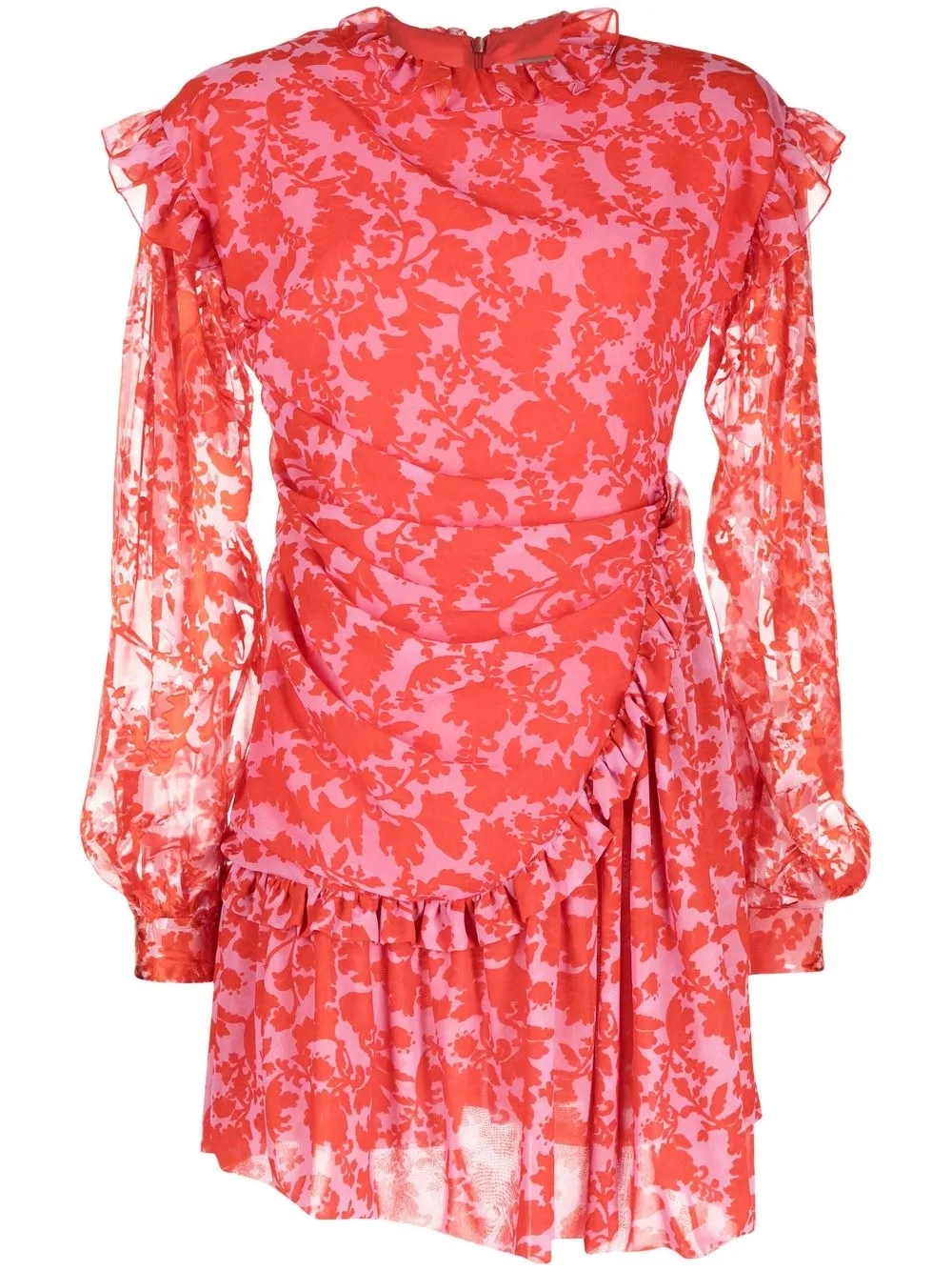 

Preen By Thornton Bregazzi vestido de noche con estampado floral - Rojo