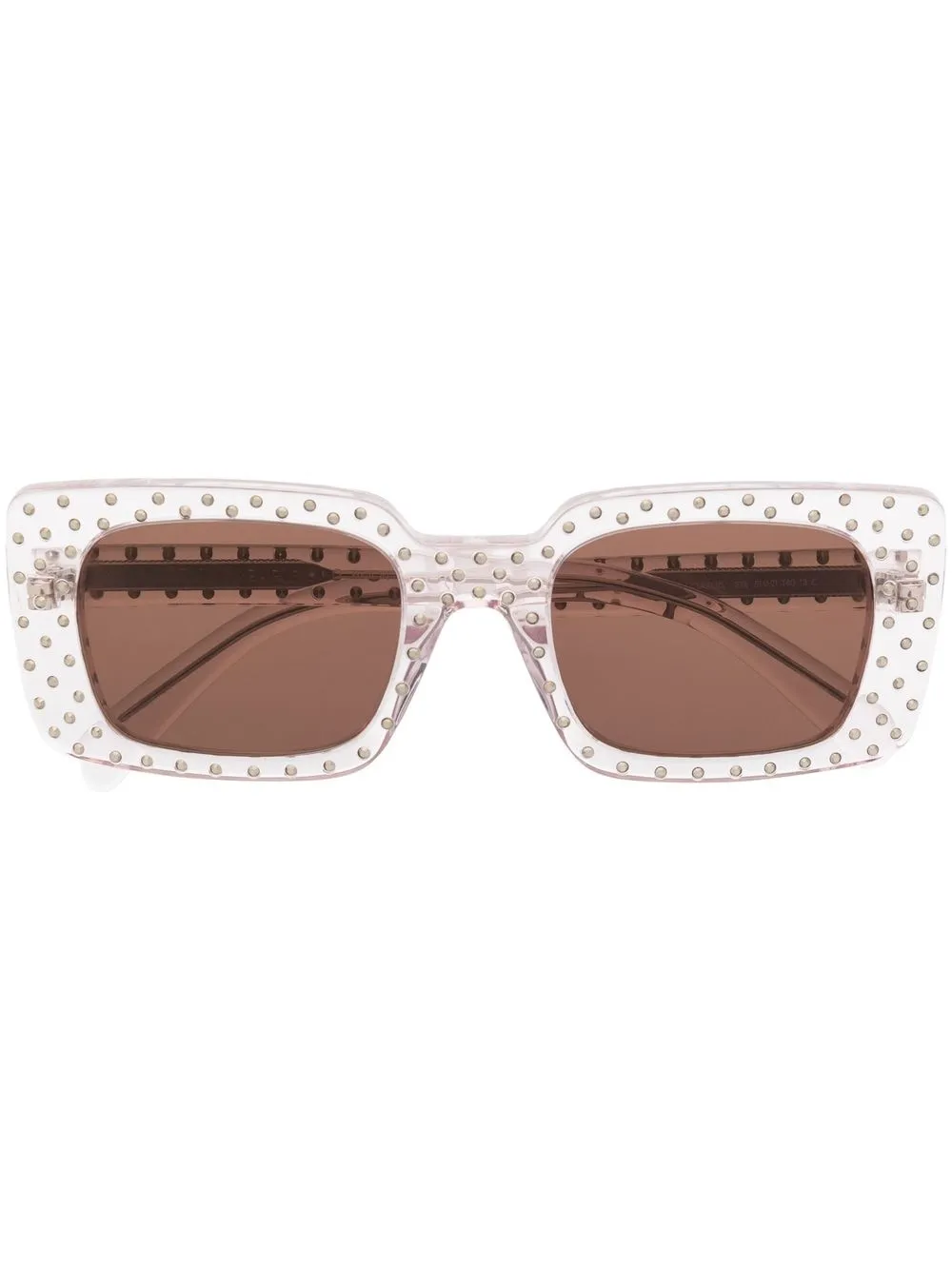 

Celine Eyewear rhinestone square-frame sunglasses - Pink