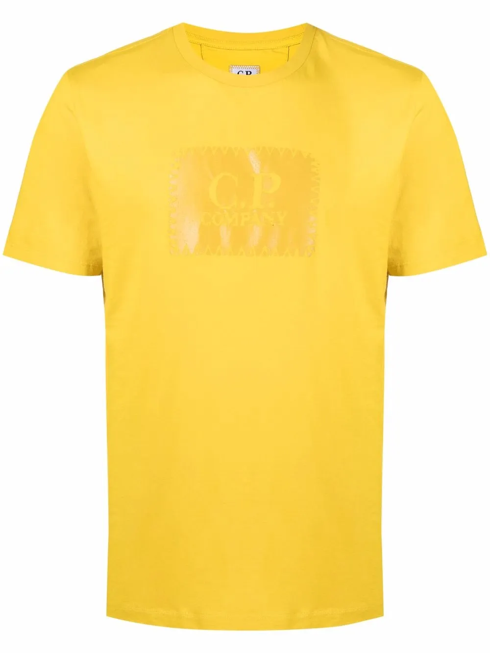 

C.P. Company playera con logo bordado - Amarillo