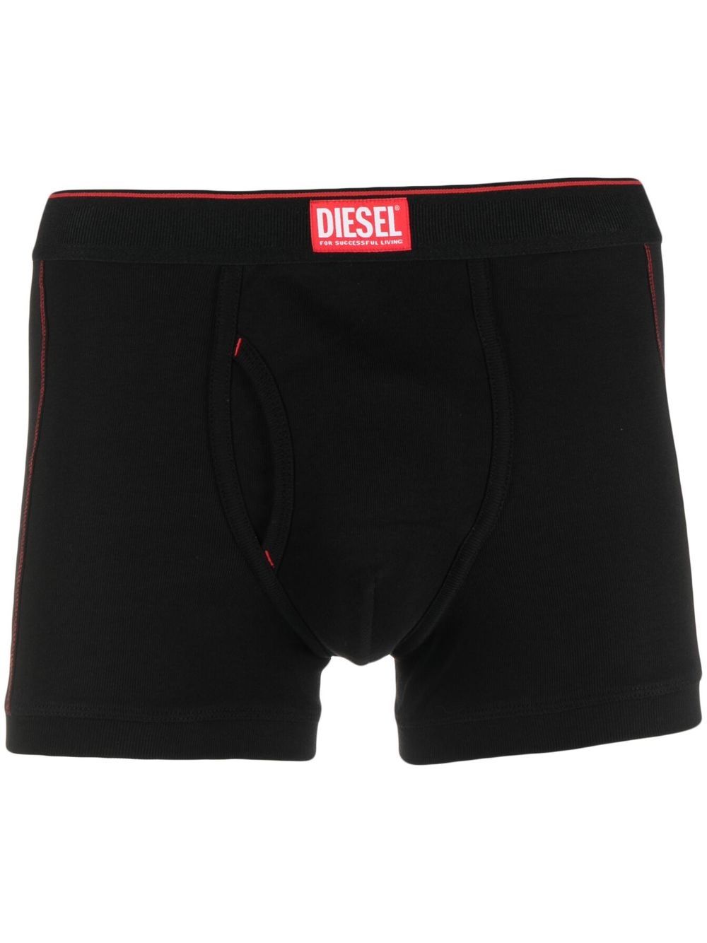 Nero Farfetch Abbigliamento Intimo Mutande Mutande Shorts Boxer con logo 