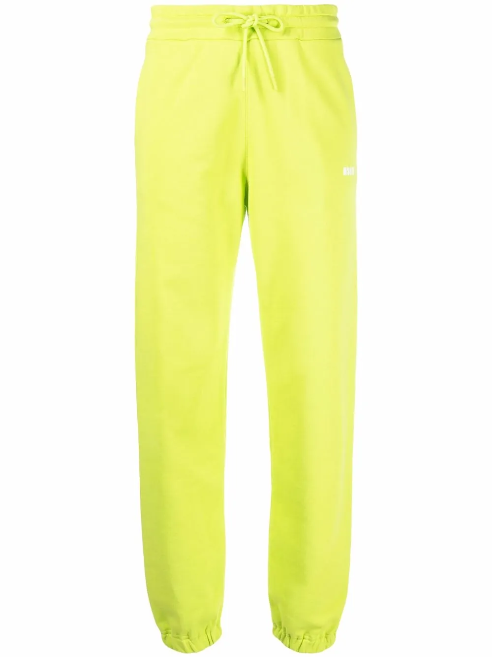 

MSGM pants con logo bordado - Verde