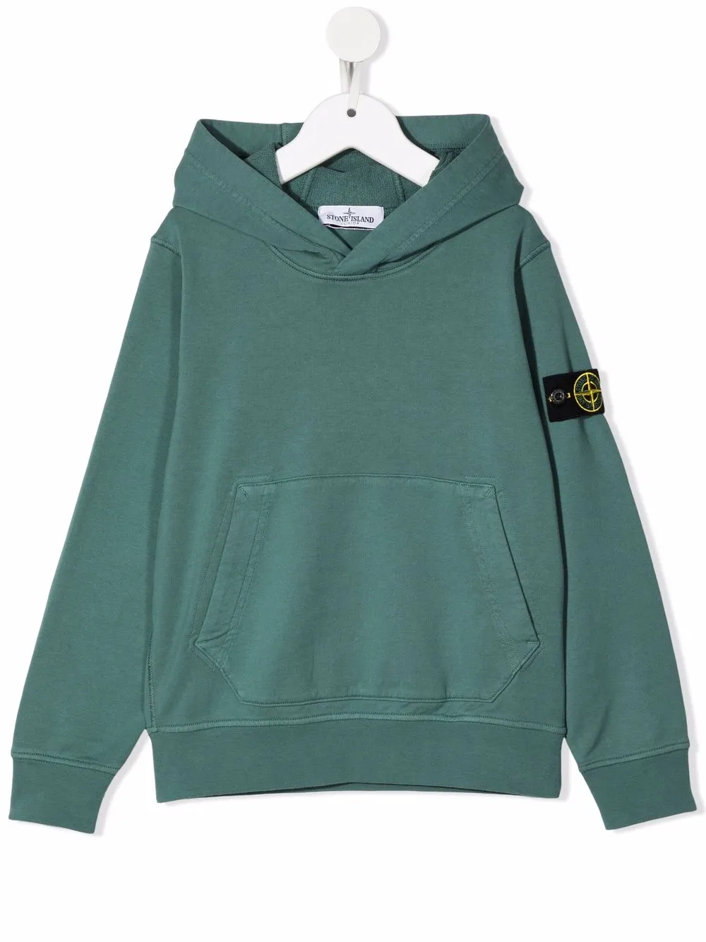 

Stone Island Junior hoodie con parche del logo - Azul