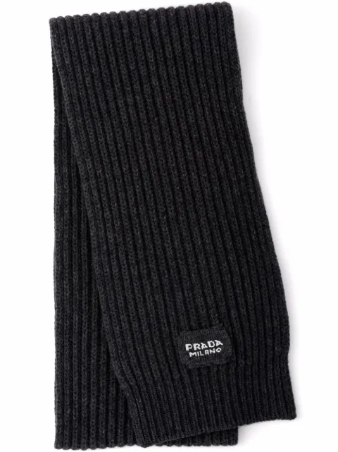 Prada Schal mit Logo-Patch